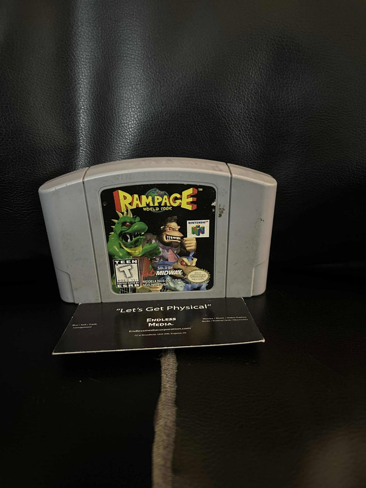Rampage World Tour Nintendo Nintendo 64 Loose Video Game
