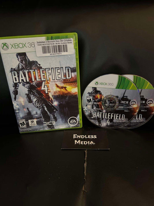 Battlefield 4 Microsoft Xbox 360 Item and Box Video Game