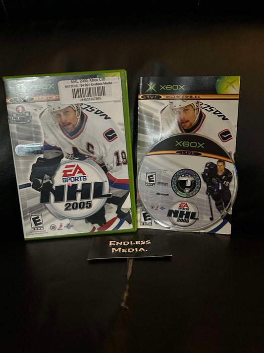 NHL 2005 Microsoft Xbox CIB Video Game