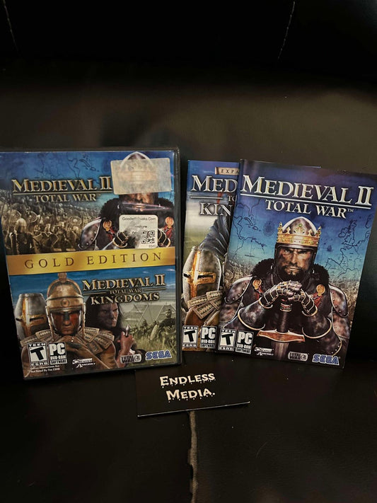 Medieval II [Gold Edition] PC PC Games Box and Manual Video Game