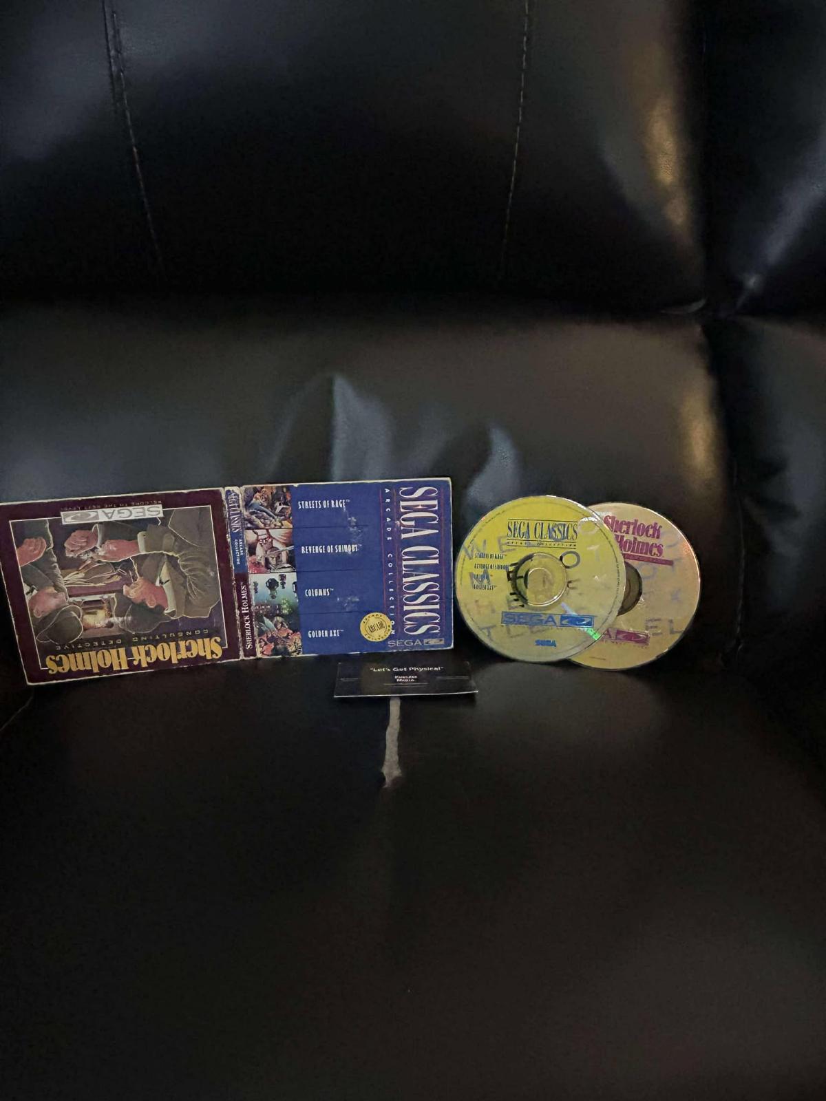 Sherlock Holmes & Sega Classics Sega Sega CD Item and Box Video Game