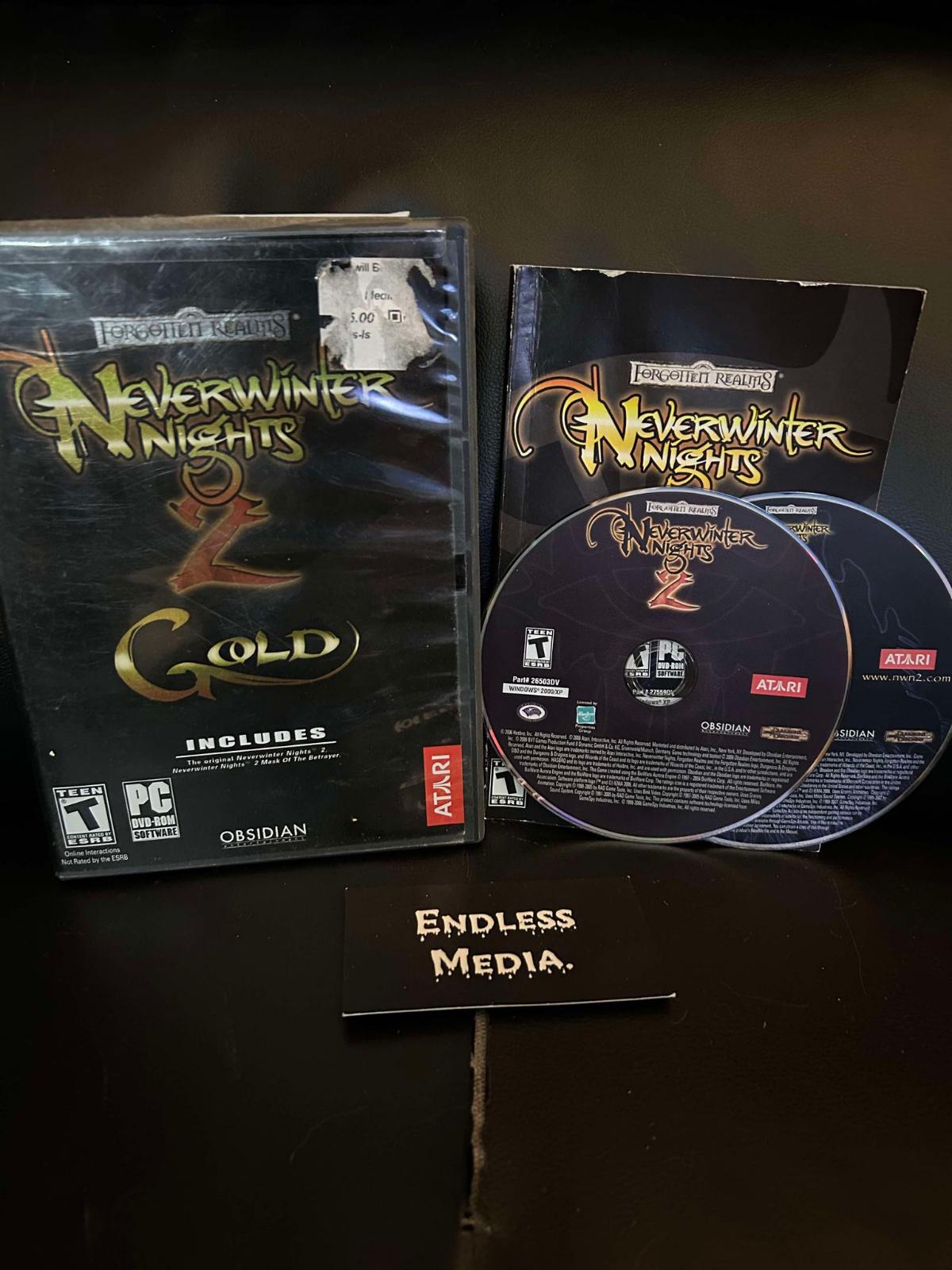 Neverwinter Nights 2 [Gold] PC PC Games CIB Video Game