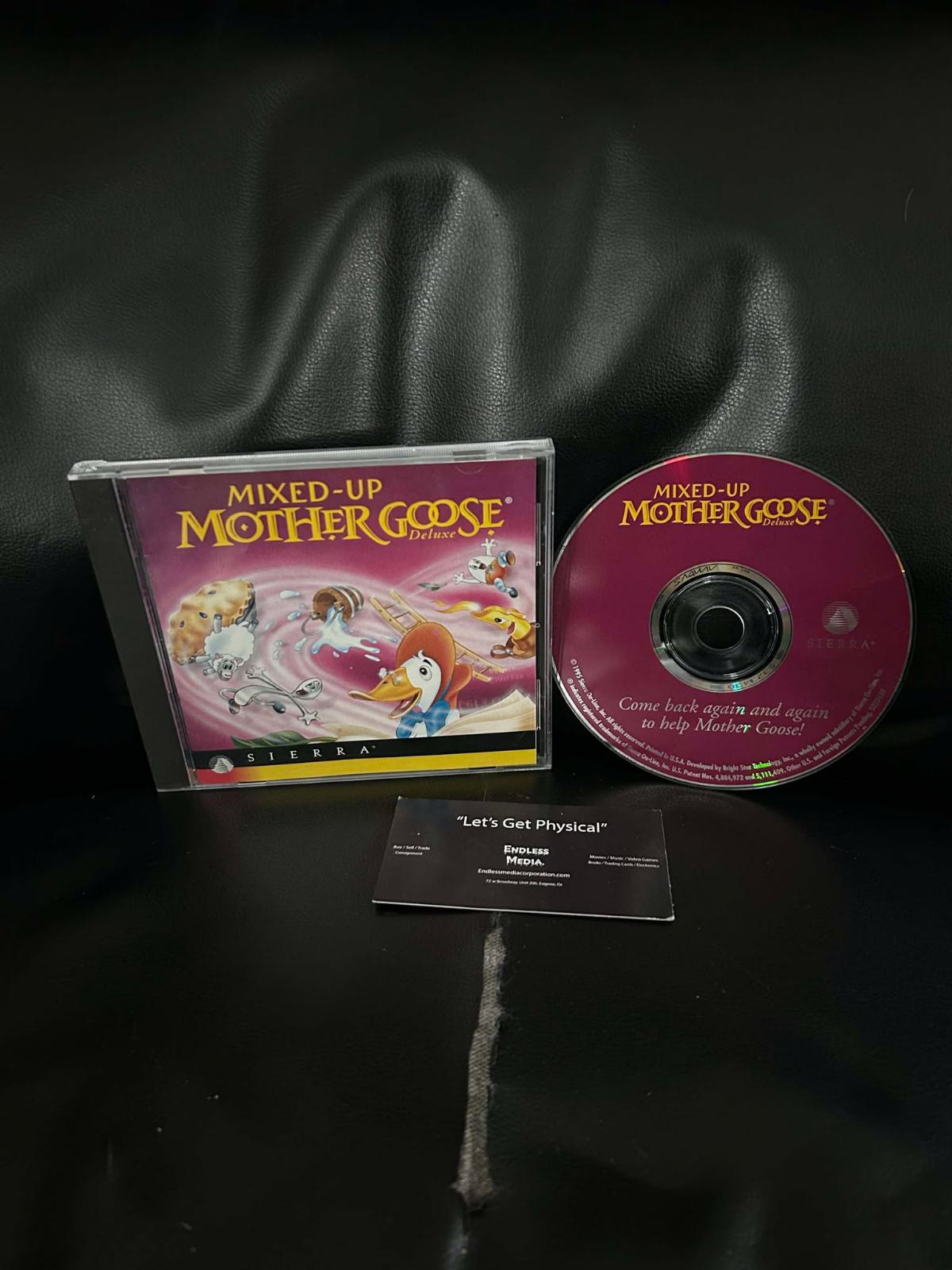 Mixed Up Mother Goose PC PC Games Item and Manual Video Game