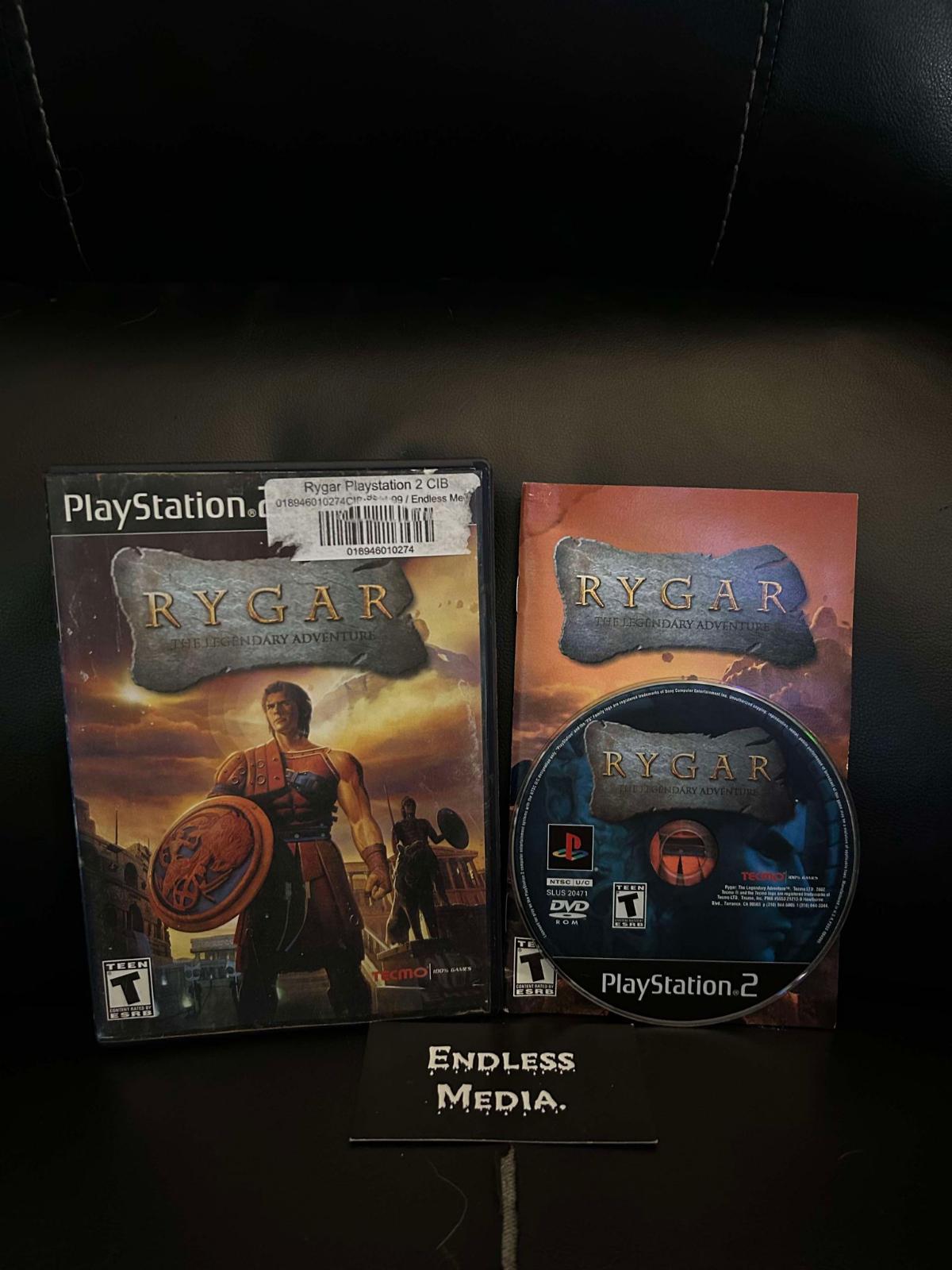 Rygar Sony Playstation 2 CIB Video Game