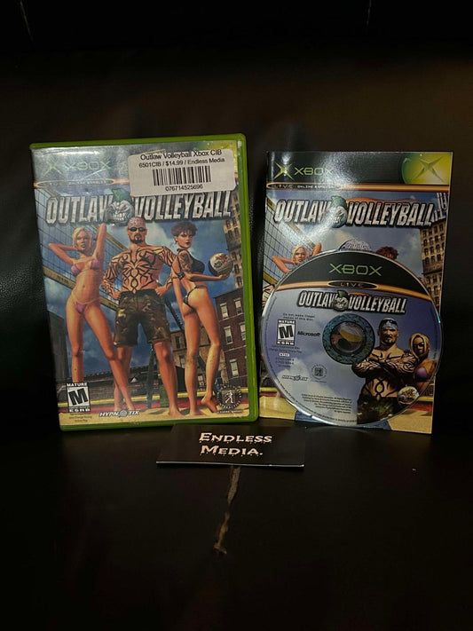 Outlaw Volleyball Microsoft Xbox CIB Video Game