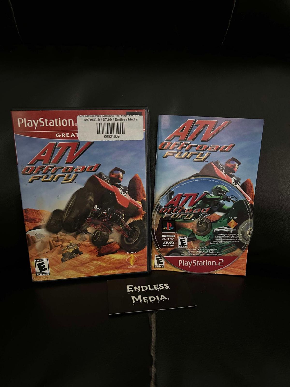 ATV Offroad Fury [Greatest Hits] Sony Playstation 2 CIB Video Game