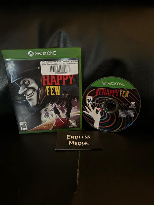 We Happy Few Microsoft Xbox One Item and Box Video Game