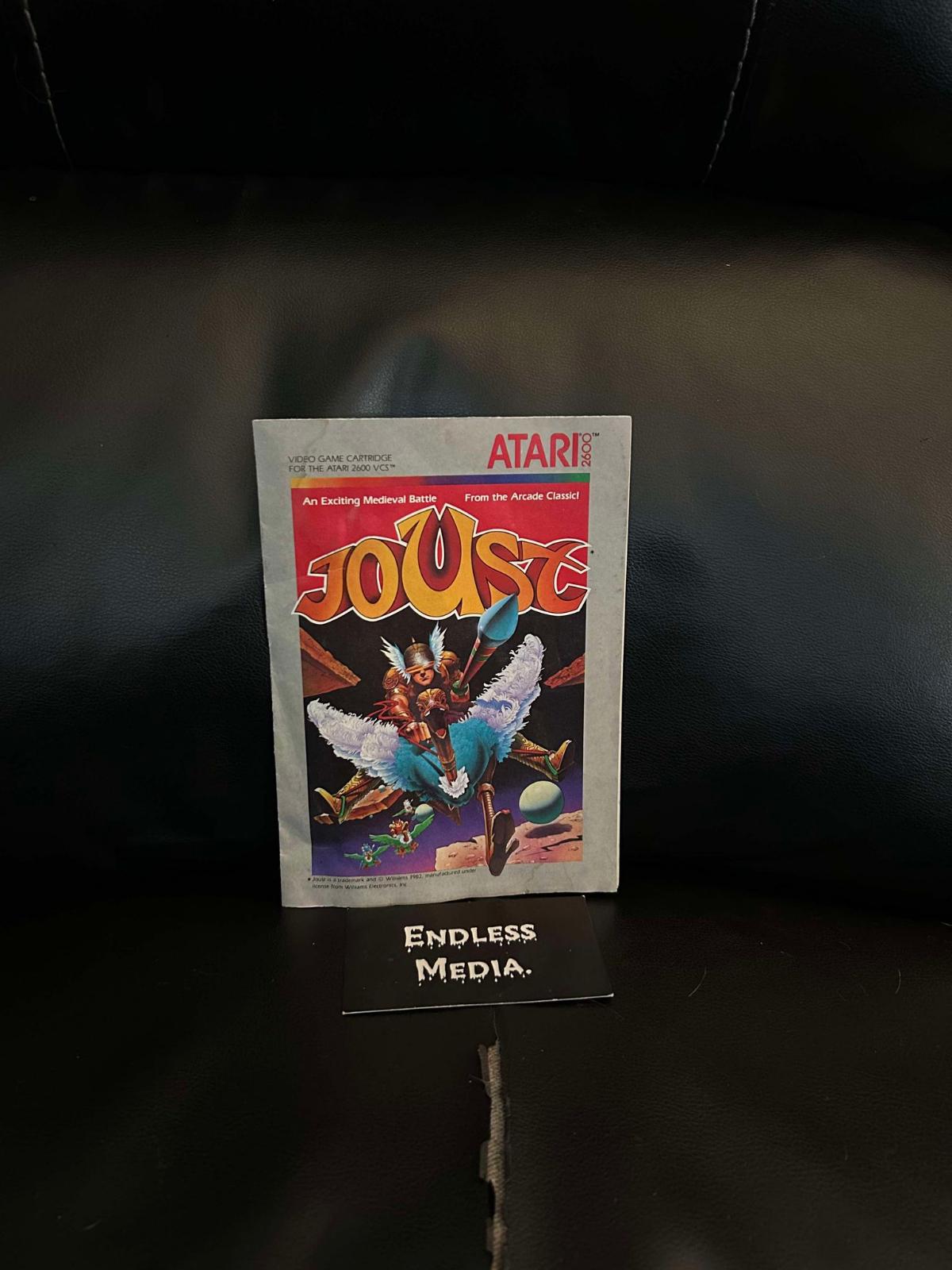 Joust Atari Atari 2600 Manual only Video Game