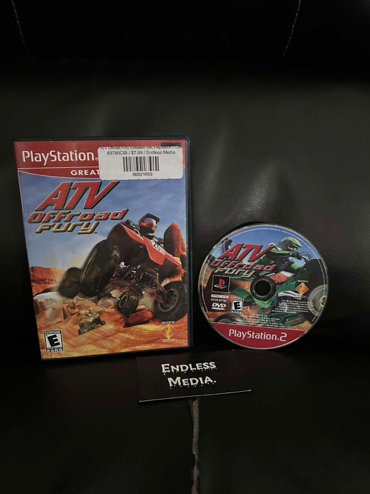 ATV Offroad Fury [Greatest Hits] Sony Playstation 2 Item and Box Video Game