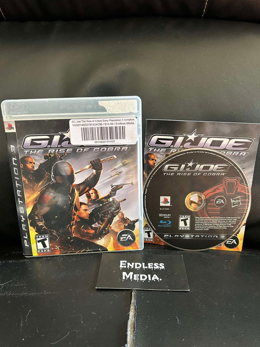 G.I. Joe: The Rise of Cobra Sony Playstation 3 CIB Video Game