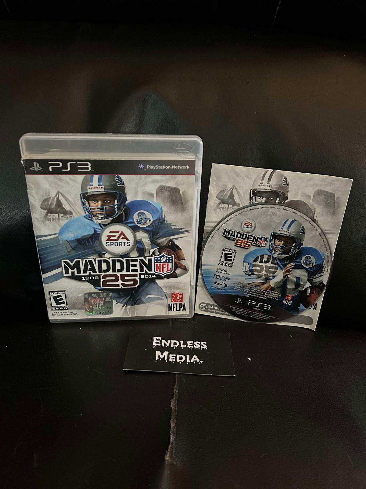 Madden NFL 25 Sony Playstation 3 CIB Video Game