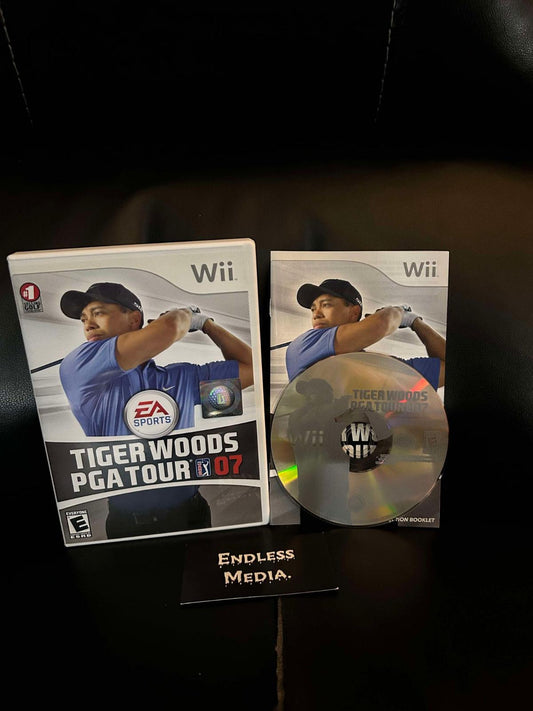 Tiger Woods 2007 Nintendo Wii CIB Video Game