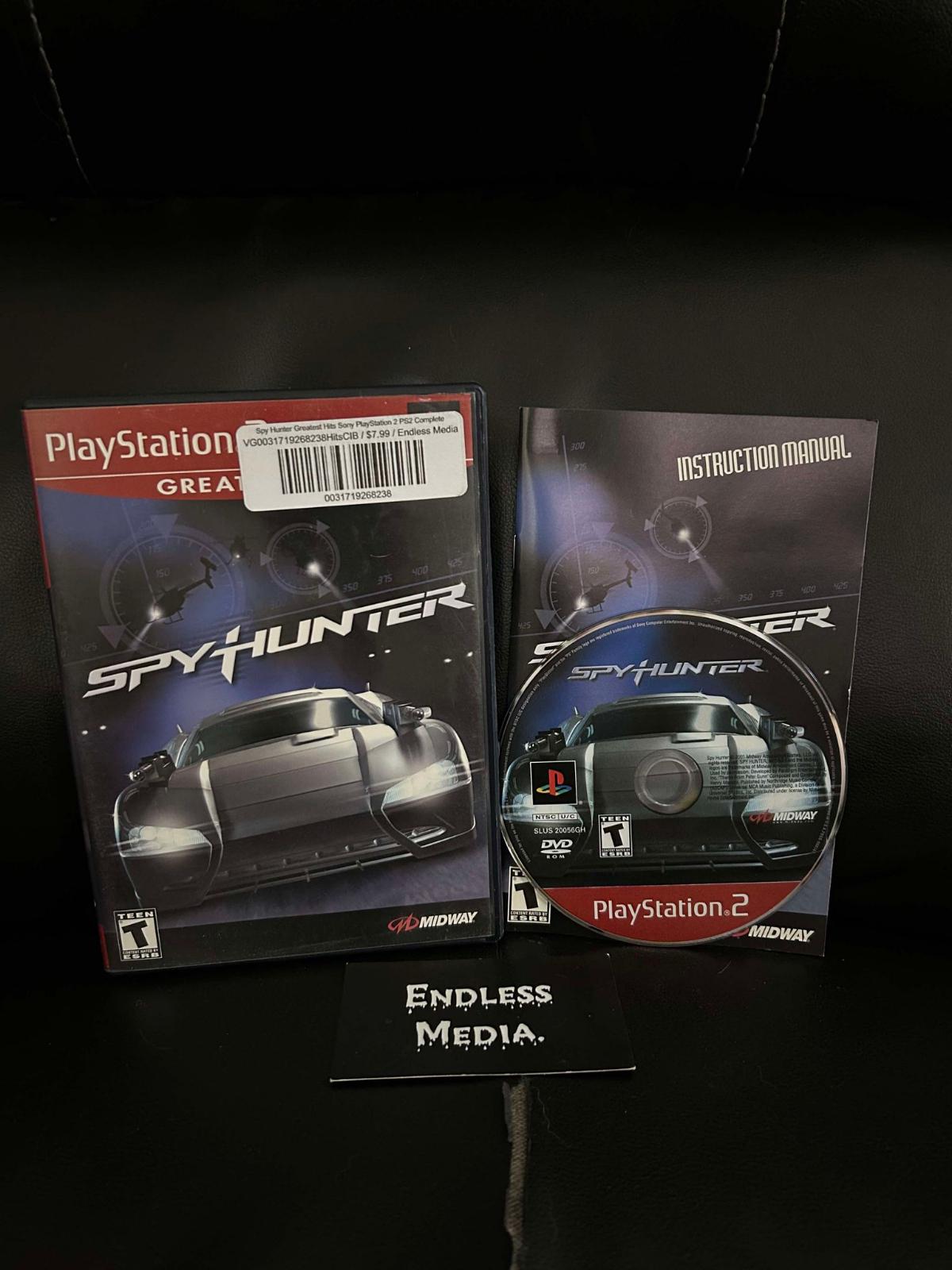 Spy Hunter [Greatest Hits] Sony Playstation 2 CIB Video Game