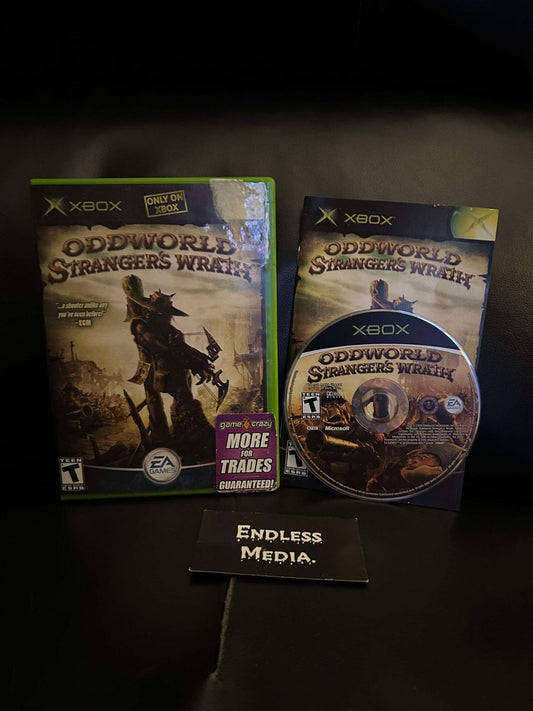 Oddworld Stranger's Wrath Microsoft Xbox CIB Video Game