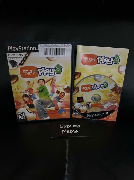 Eye Toy Play 2 Sony Playstation 2 CIB Video Game