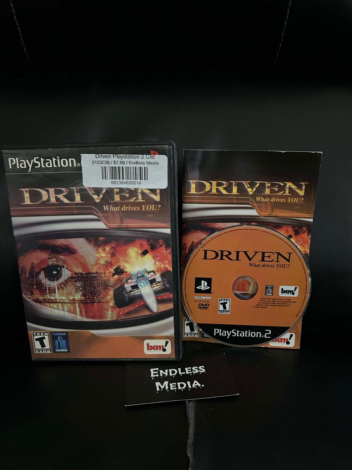 Driven Sony Playstation 2 CIB Video Game