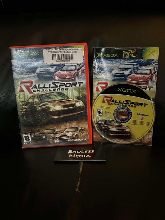 Ralli Sport Challenge Microsoft Xbox CIB Video Game