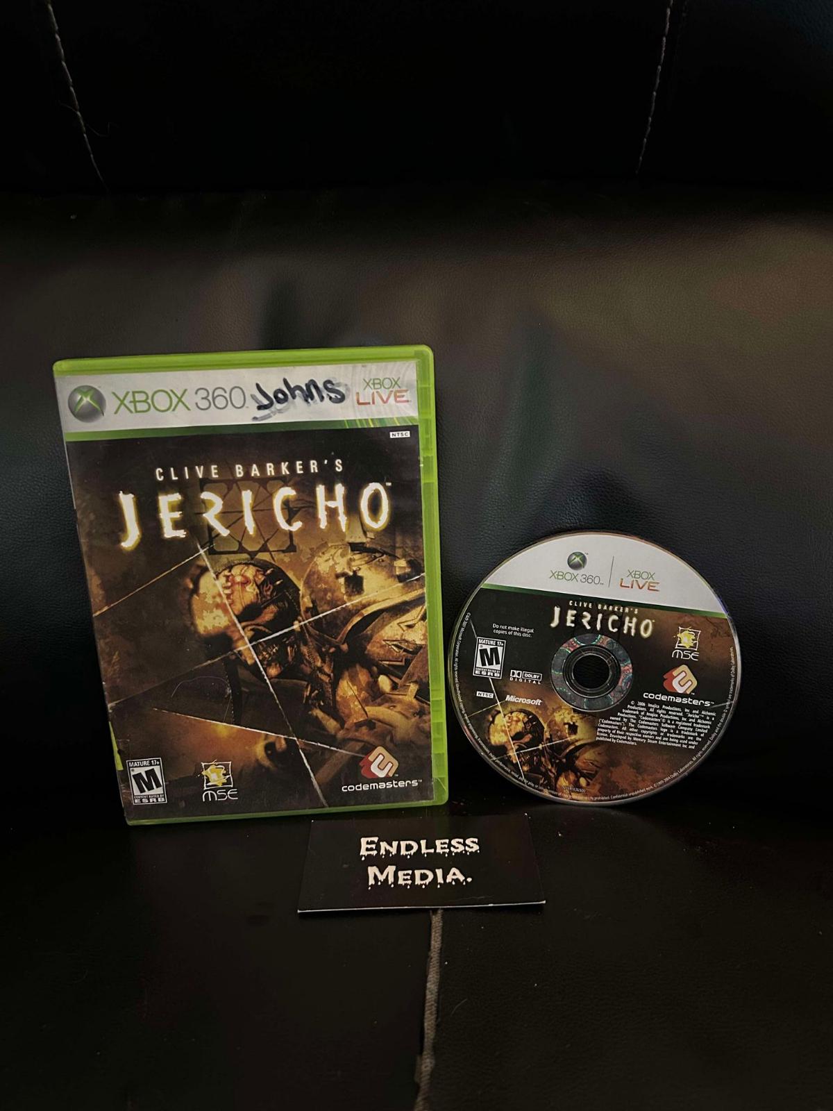 Jericho Microsoft Xbox 360 Item and Box Video Game