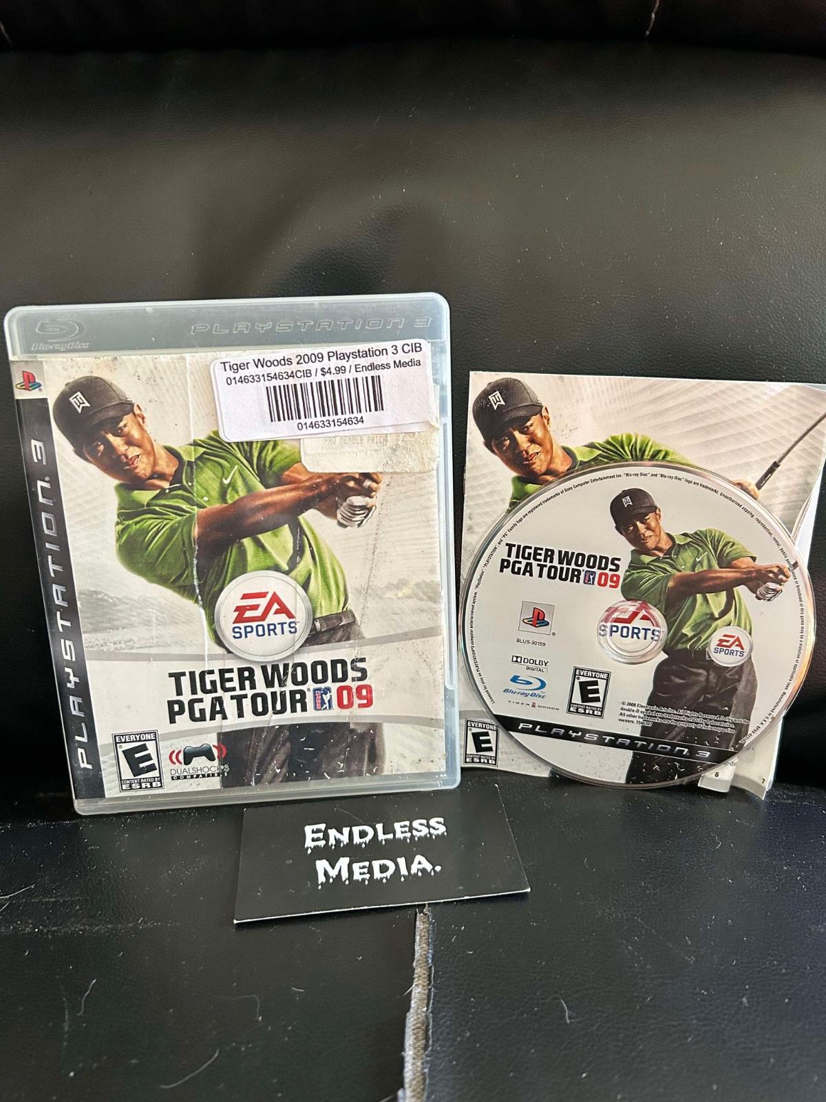 Tiger Woods 2009 Sony Playstation 3 CIB Video Game