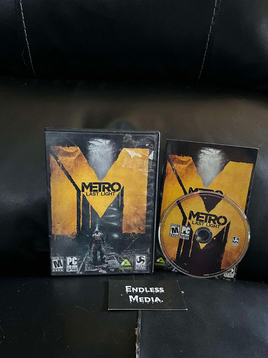 Metro: Last Light PC PC Games CIB Video Game