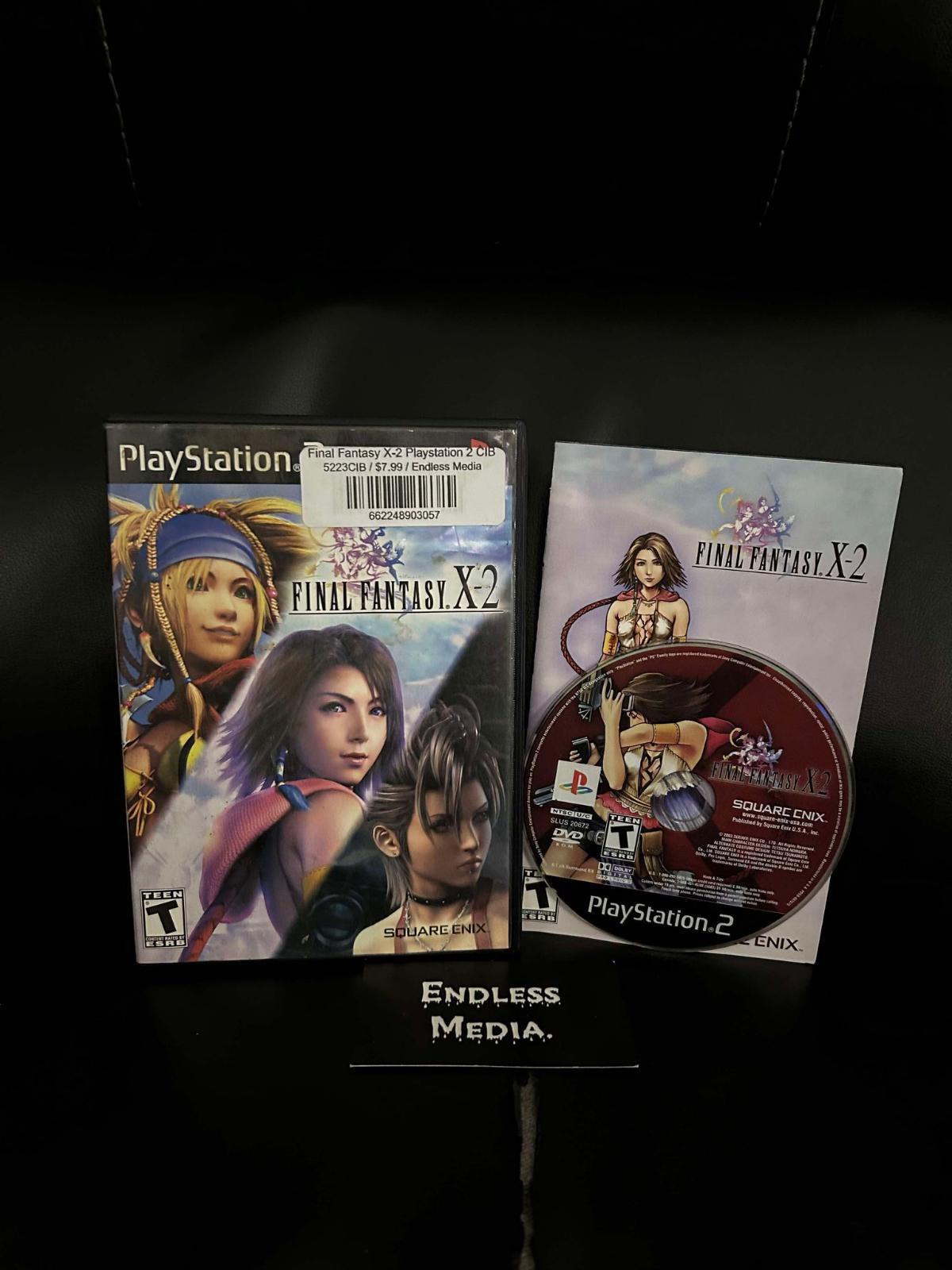 Final Fantasy X-2 Sony Playstation 2 CIB Video Game