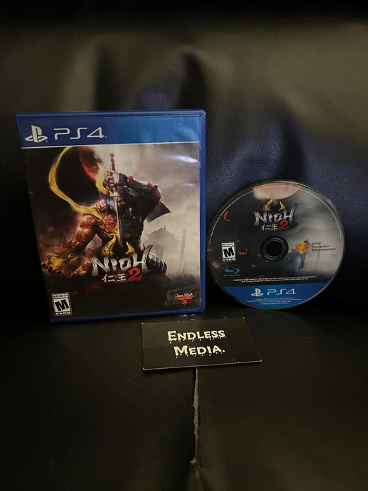 Nioh 2 Sony Playstation 4 Item and Box Video Game