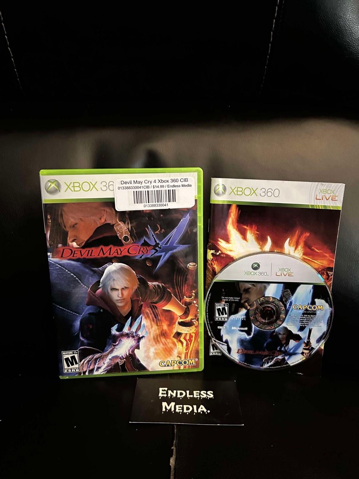 Devil May Cry 4 Microsoft Xbox 360 CIB Video Game