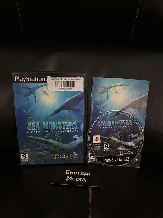 Sea Monsters Prehistoric Adventure Sony Playstation 2 CIB Video Game