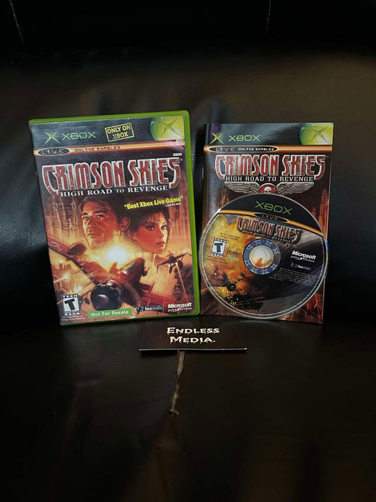 Crimson Skies [Not For Resale] Microsoft Xbox CIB Video Game