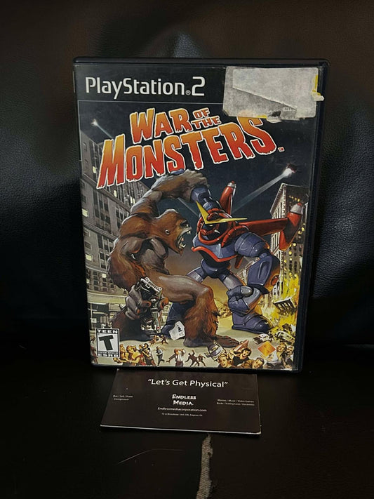 War of the Monsters Sony Playstation 2 Box only Video Game