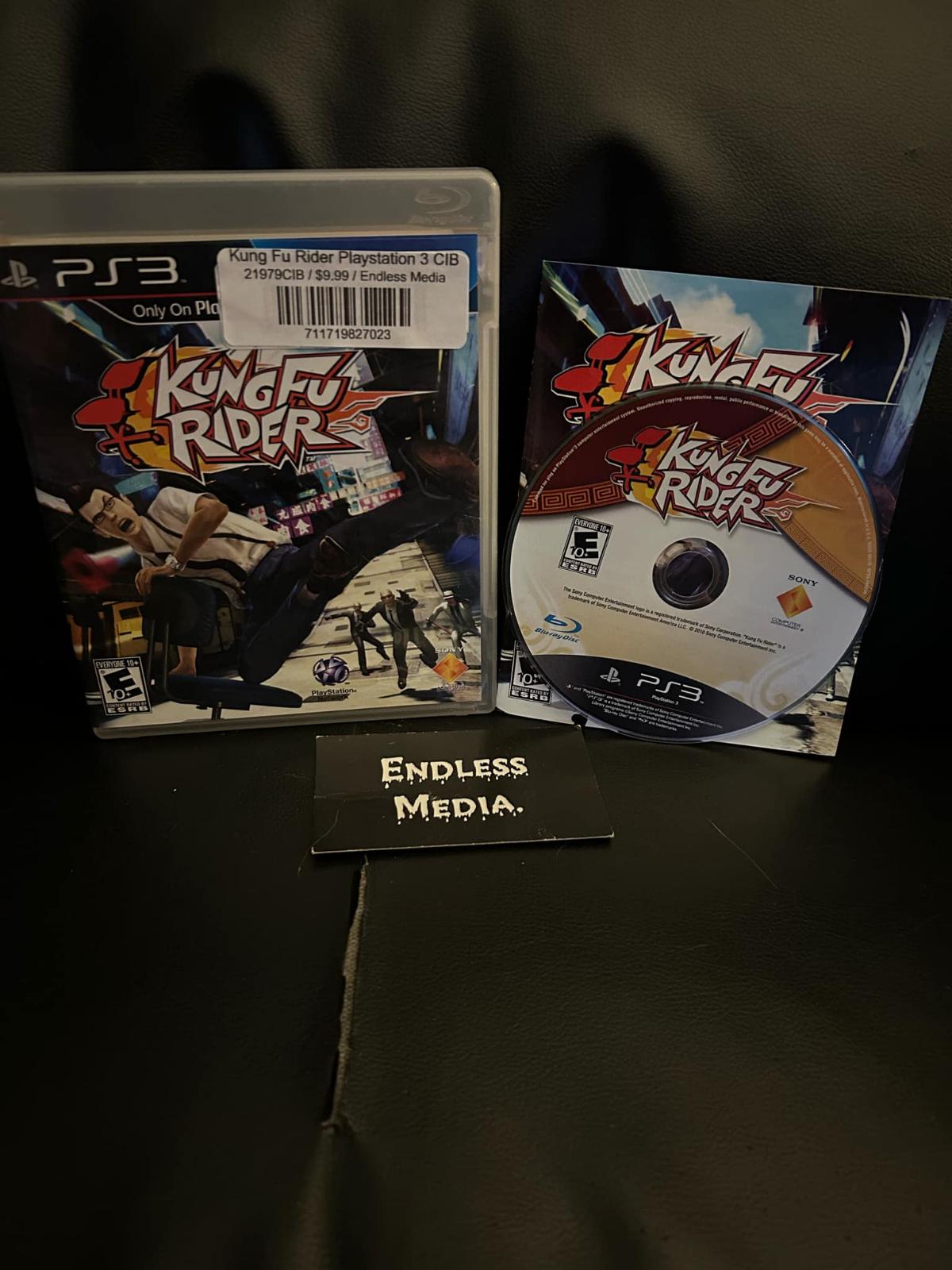 Kung Fu Rider Sony Playstation 3 CIB Video Game