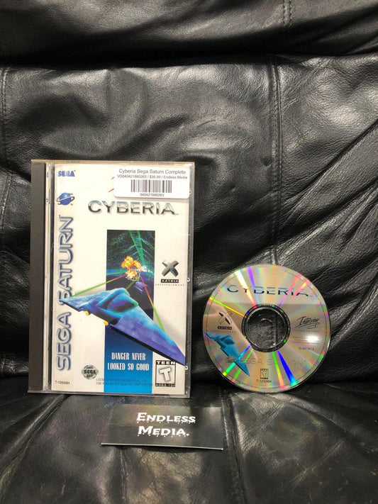 Cyberia Sega Sega Saturn CIB Video Game