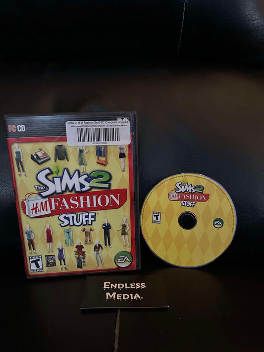 The Sims 2: H&M Fashion Stuff PC PC Games Item and Box Video Game