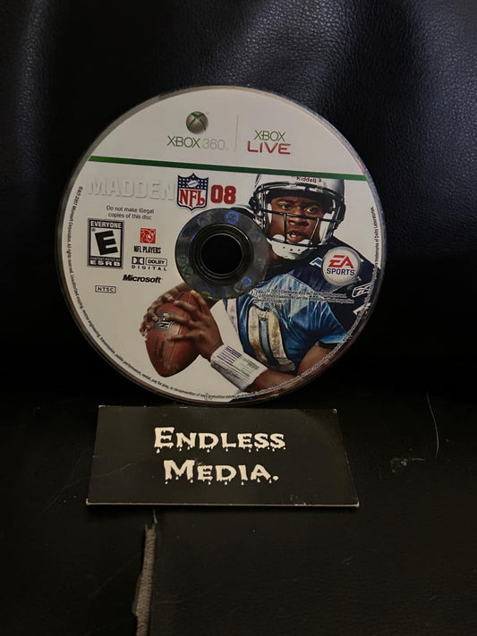 Madden 2008 Microsoft Xbox 360 Loose Video Game