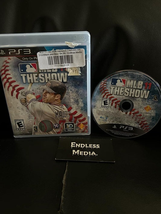 MLB 11: The Show Sony Playstation 3 Item and Box Video Game