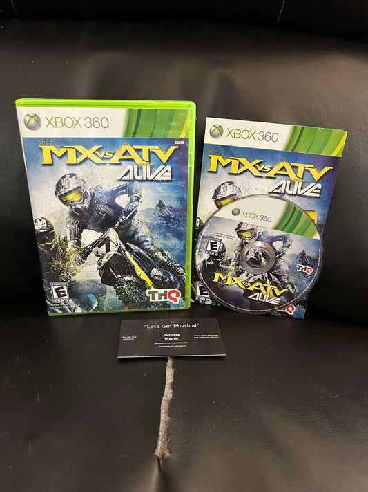 MX vs. ATV Alive Microsoft Xbox 360 CIB Video Game