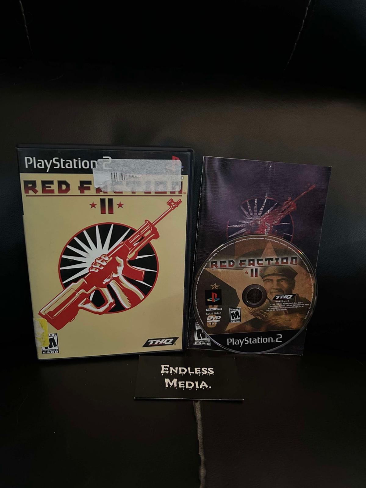 Red Faction II Sony Playstation 2 CIB Video Game