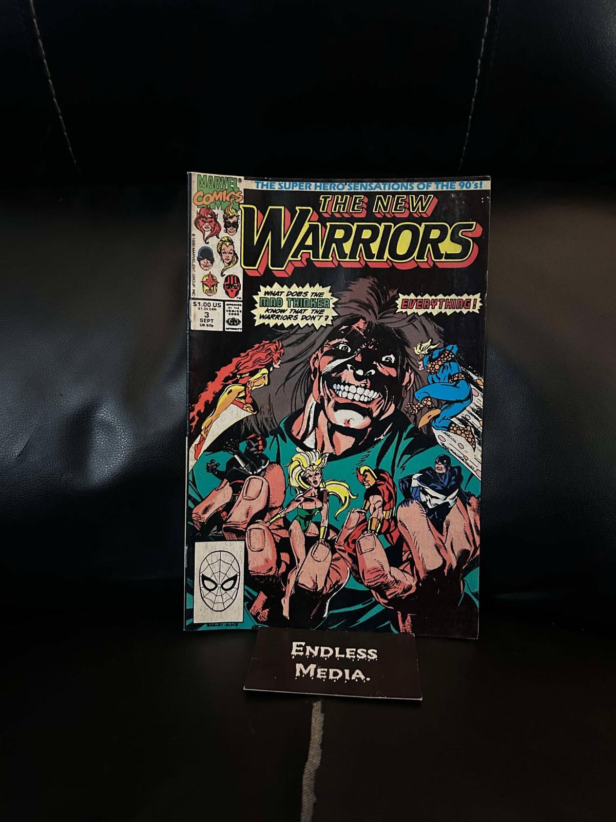 New Warriors #3 (1990) Comic Books New Warriors Ungraded