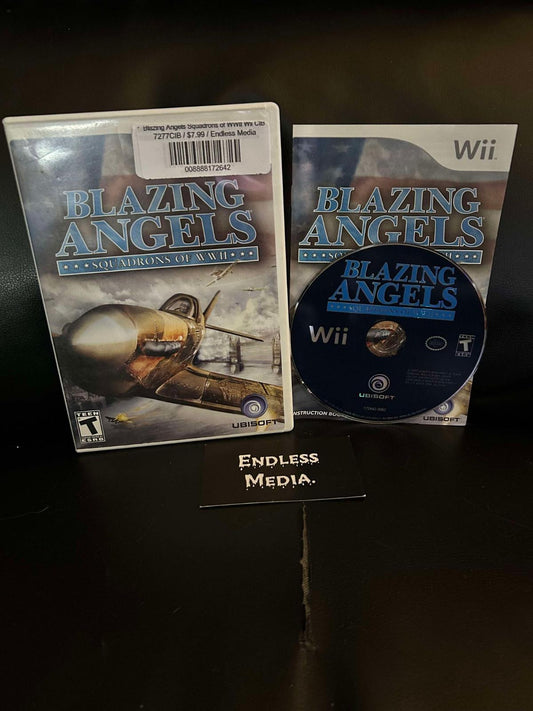 Blazing Angels Squadrons of WWII Nintendo Wii CIB Video Game