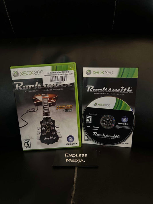 Rocksmith Microsoft Xbox 360 CIB Video Game