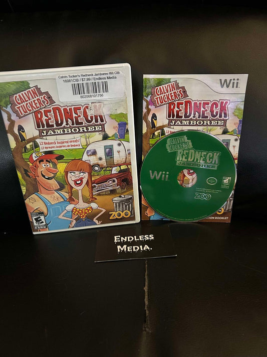 Calvin Tucker's Redneck Jamboree Nintendo Wii CIB Video Game