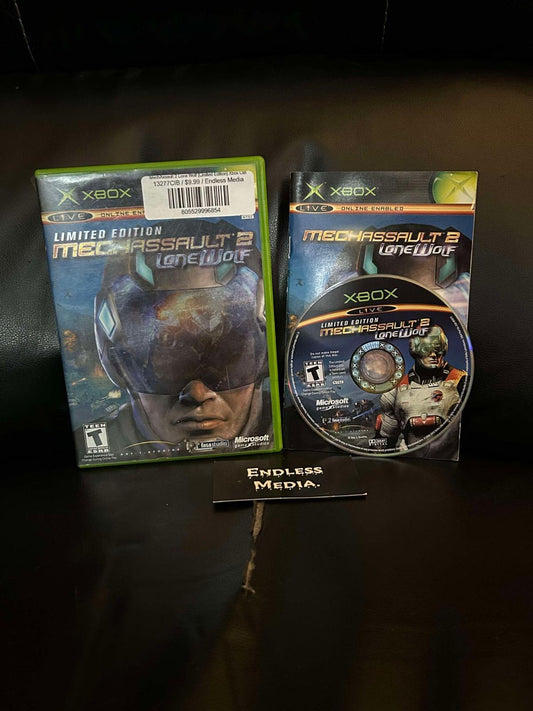 MechAssault 2 Lone Wolf [Limited Edition] Microsoft Xbox CIB Video Game