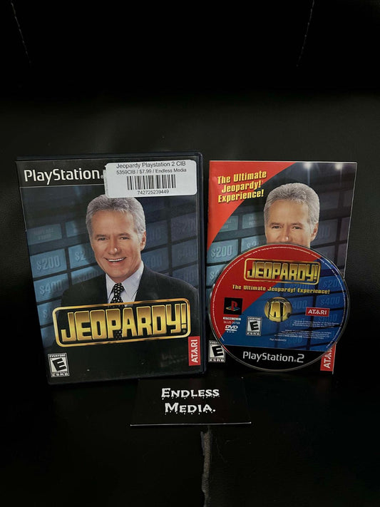 Jeopardy Sony Playstation 2 CIB Video Game