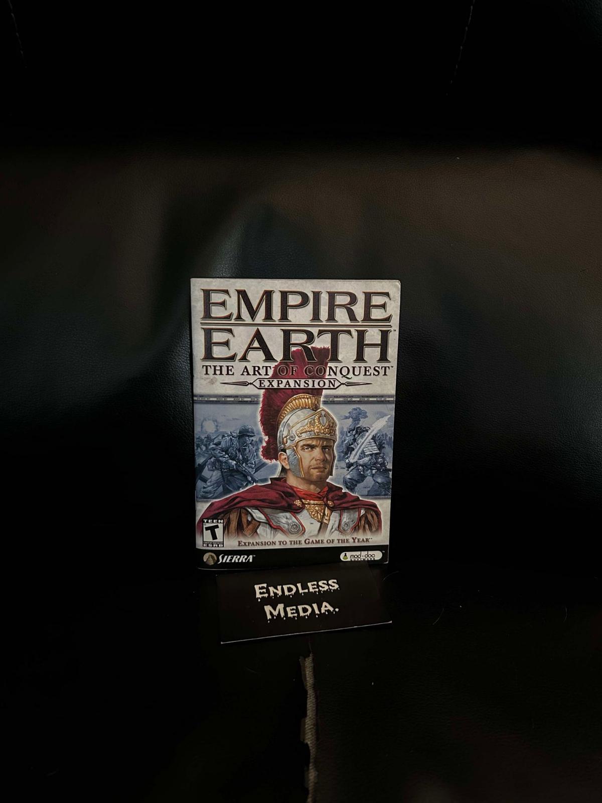 Empire Earth: The Art of Conquest PC PC Games Manual only Video Game