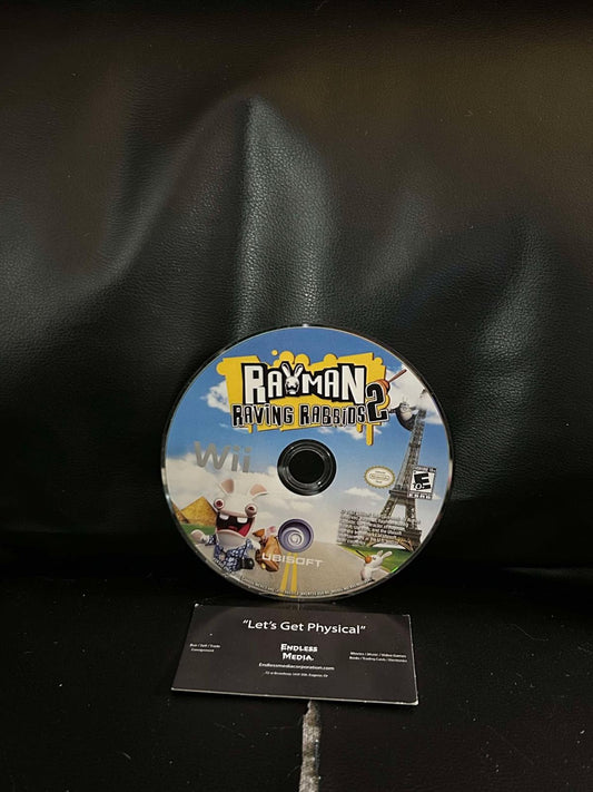 Rayman Raving Rabbids 2 Nintendo Wii Loose Video Game