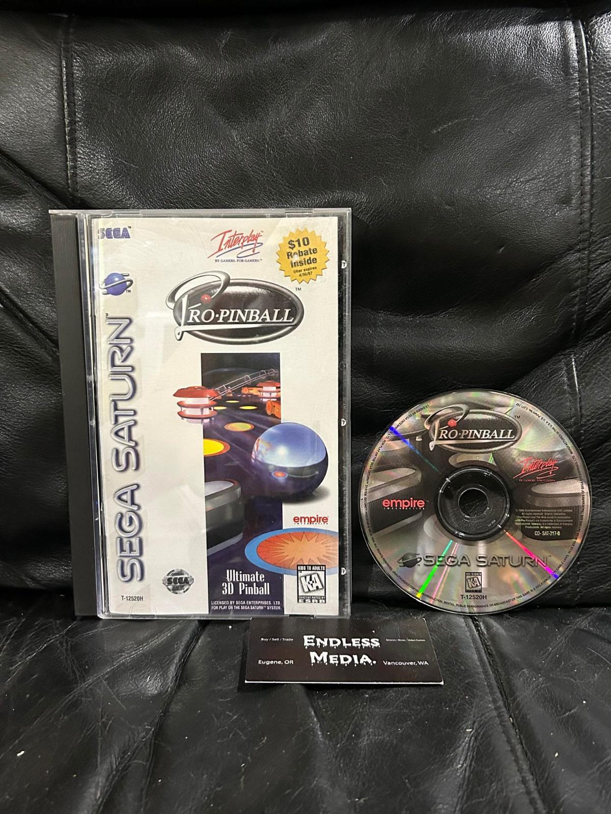 Pro Pinball Sega Sega Saturn CIB Video Game