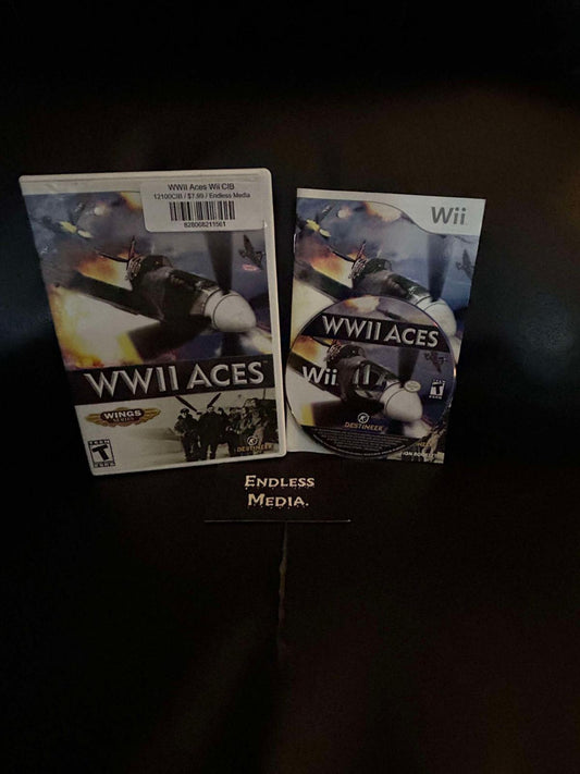 WWII Aces Nintendo Wii CIB Video Game