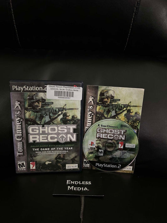 Ghost Recon Sony Playstation 2 CIB Video Game