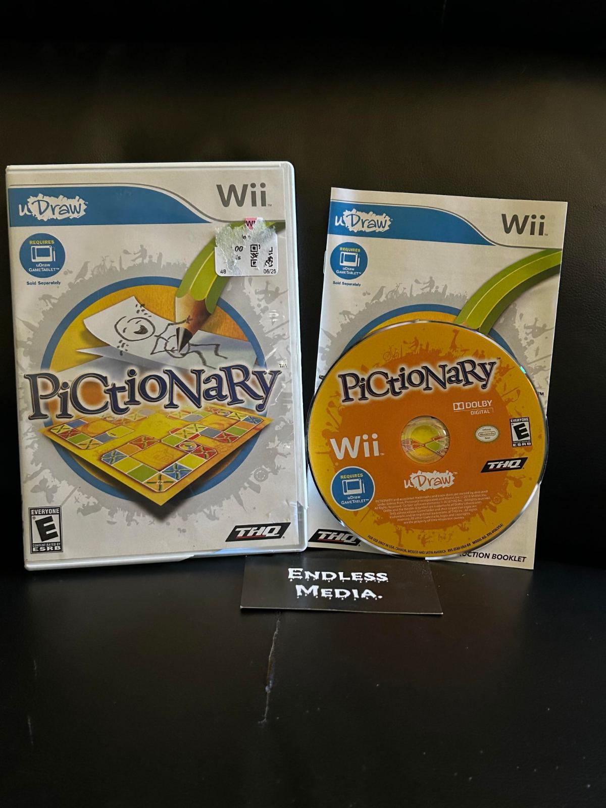 Pictionary Nintendo Wii CIB Video Game