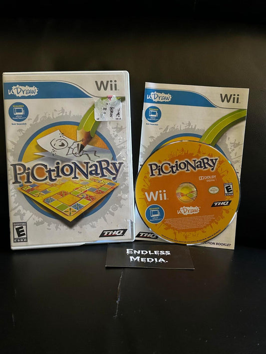 Pictionary Nintendo Wii CIB Video Game